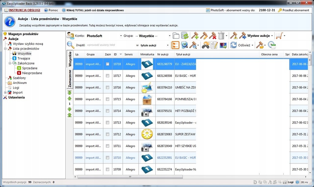 Eu Basic Hurtowe Wystawianie Aukcji Przetestuj 8116580948 Oficjalne Archiwum Allegro