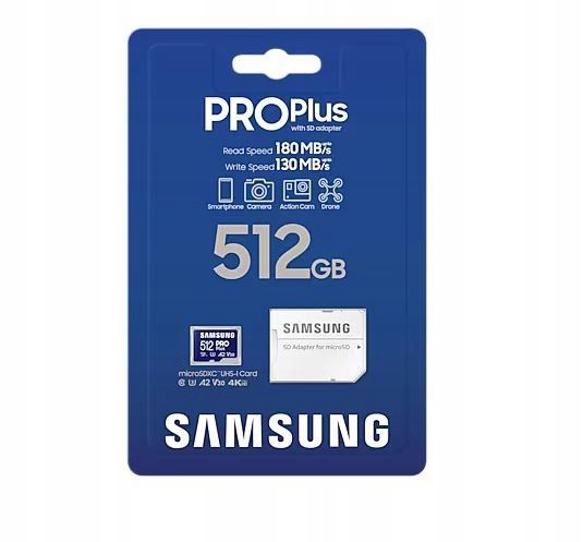 KARTA PAMIĘCI MICROSD PRO+ MD-MD512SA/EU+ADAPTER