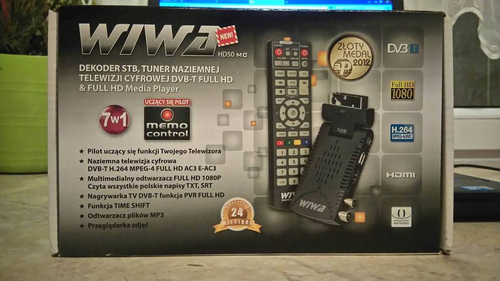 Tuner naziemnej telewizji  DVB-T  FULL HD