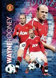 plakat 3D Manchester United Wayne Rooney Wyprzedaż