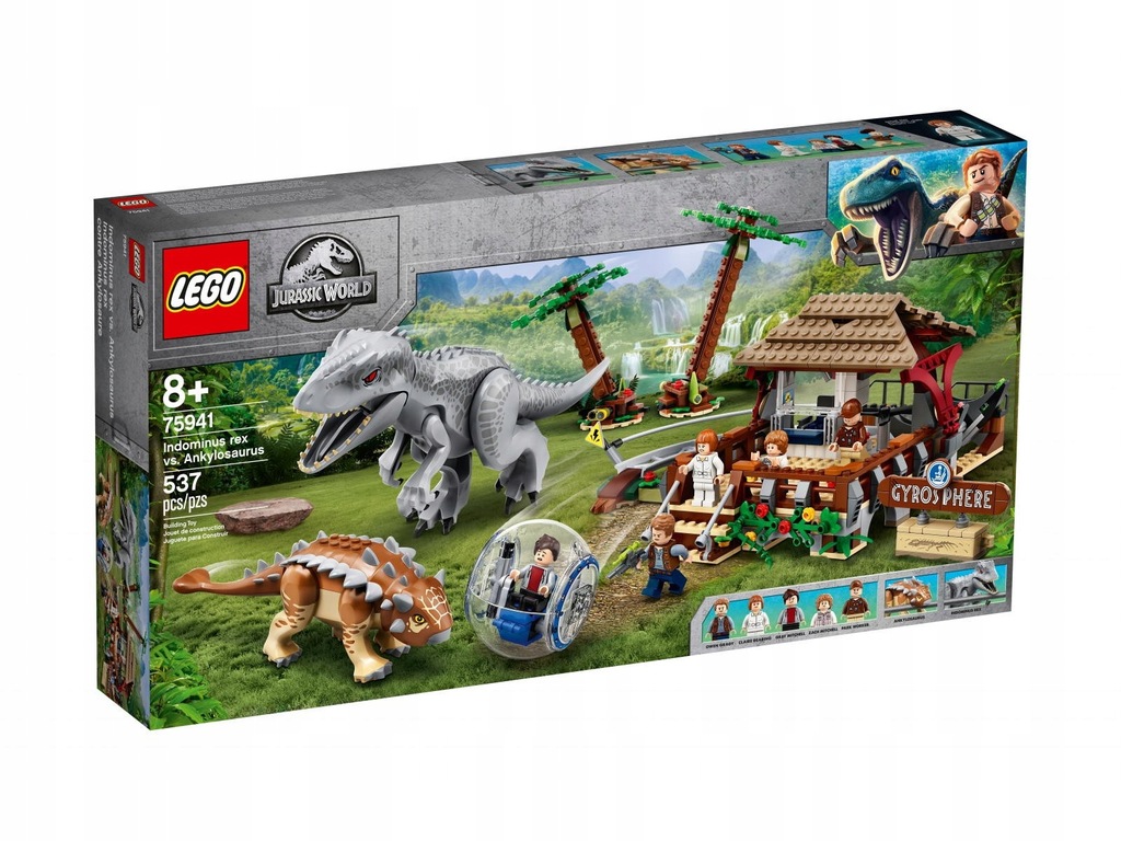 Lego JurassicWorld Indominus Rex- ankylozaur 75941
