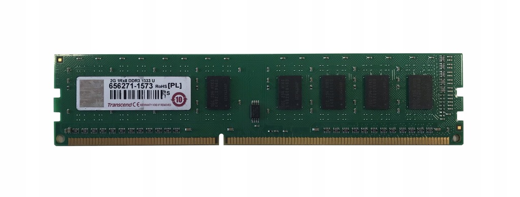 Pamięć RAM 2GB DDR3 1333MHz Transcend