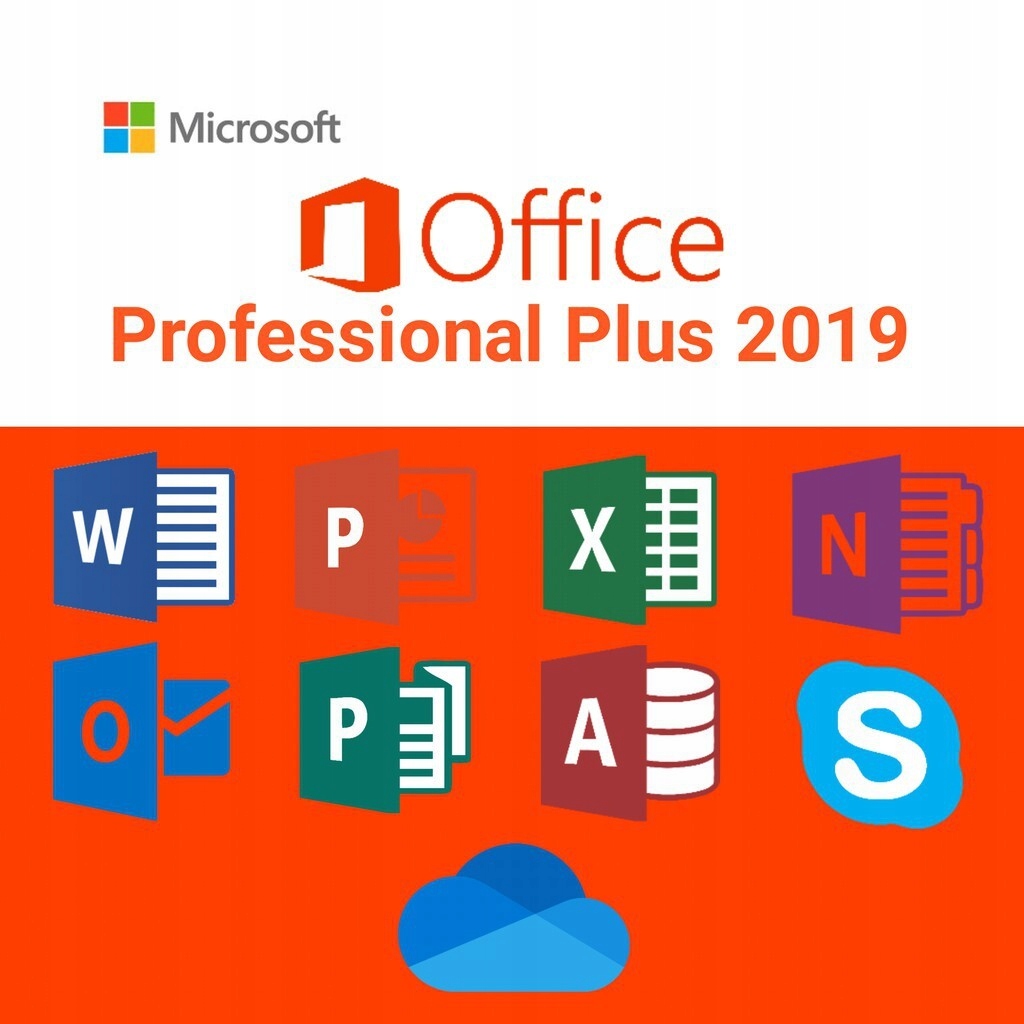 Microsoft Office Professional Plus 2019 Klucz