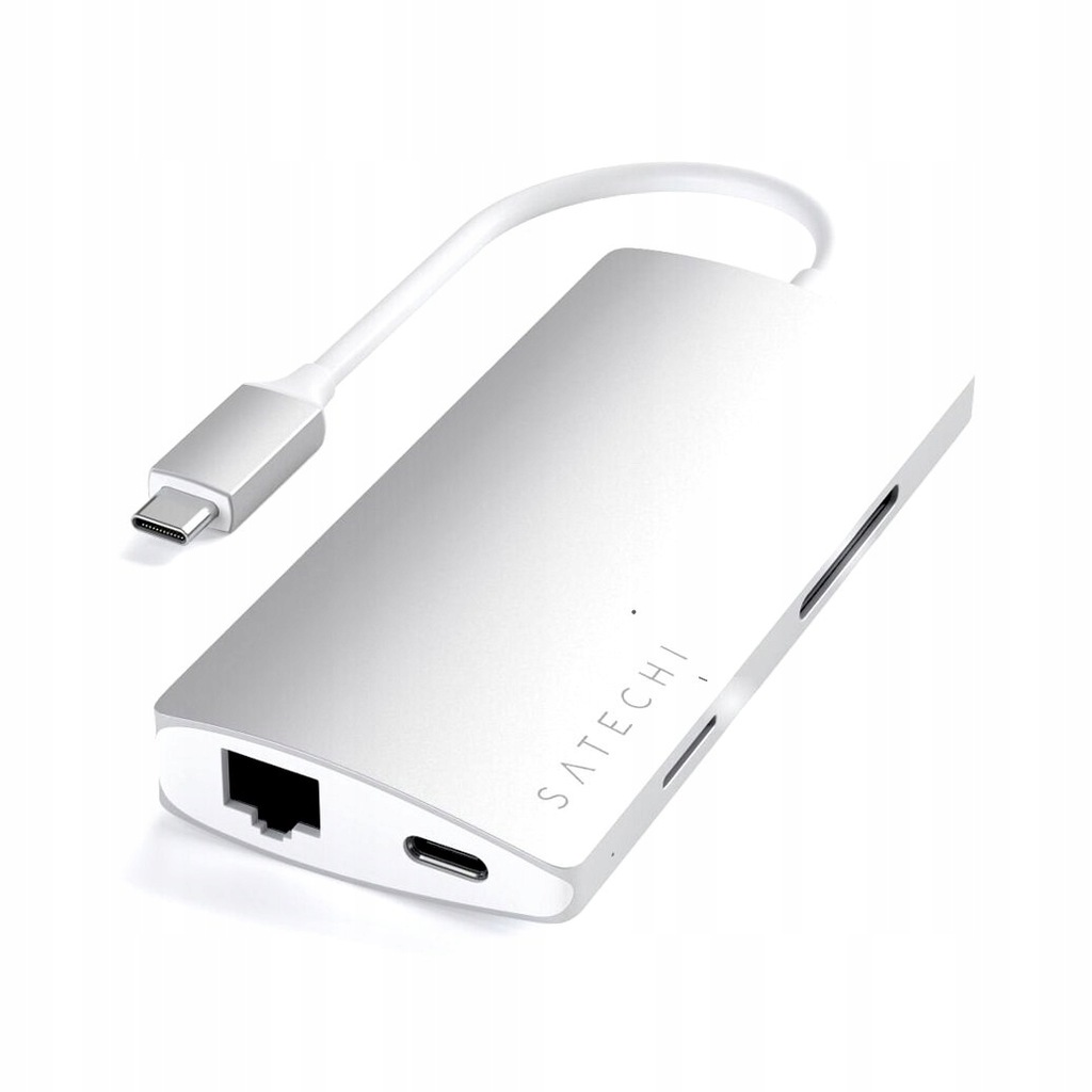 SATECHI adapter HUB 7w1 Typ C ST-TCMA2S srebrny