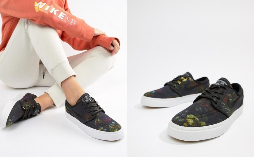 F21B005 TRAMPKI STEFAN JANOSKI KWIATY NIKE SB 38.5