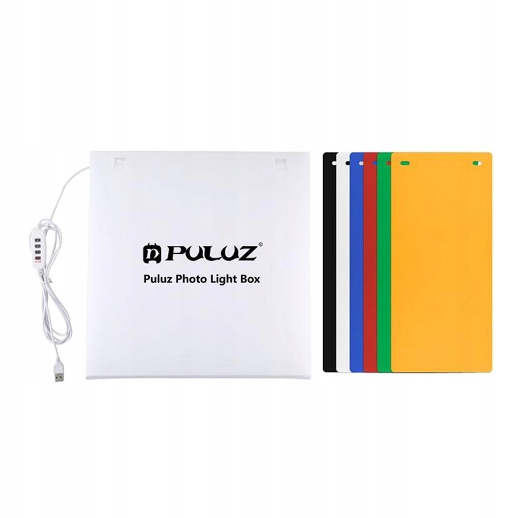 12. x12. Photography Table Top Light Box Ring LEDs Portable Photo Studio