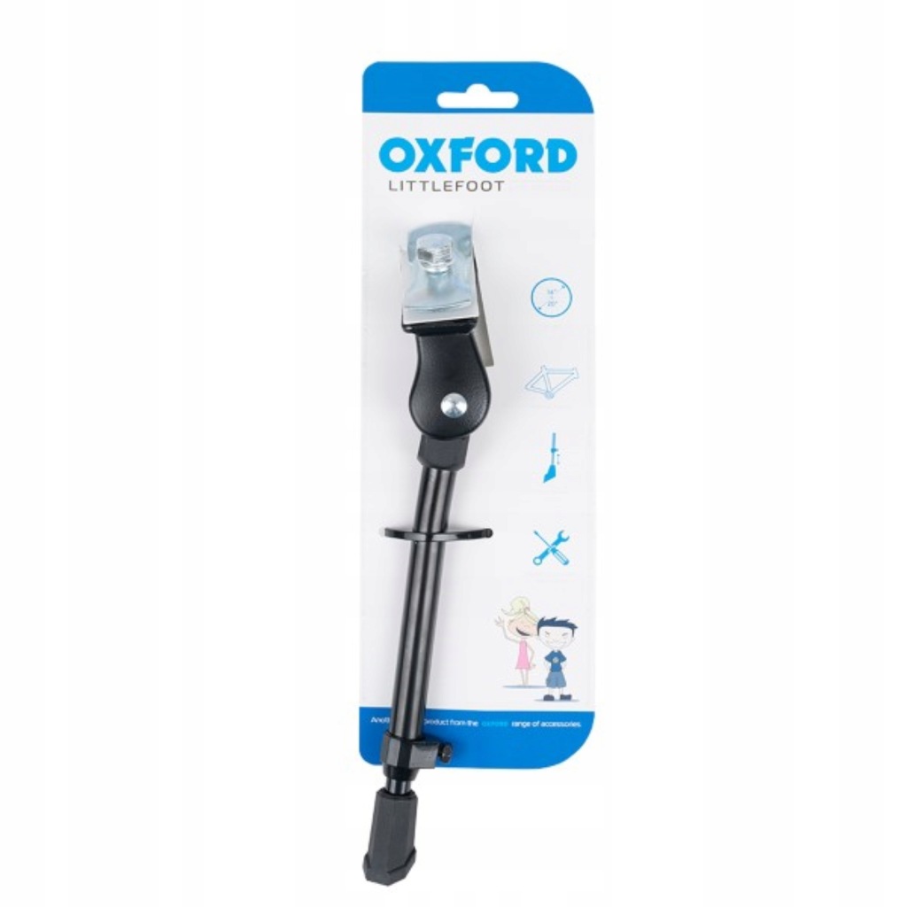 Nóżka OXC Rowerowa Junior Czarna regulowana 16-20