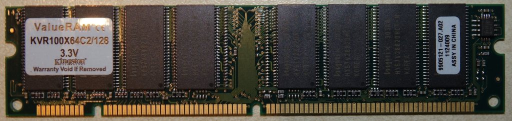 SDRAM DIMM Kingston 128 MB PC100