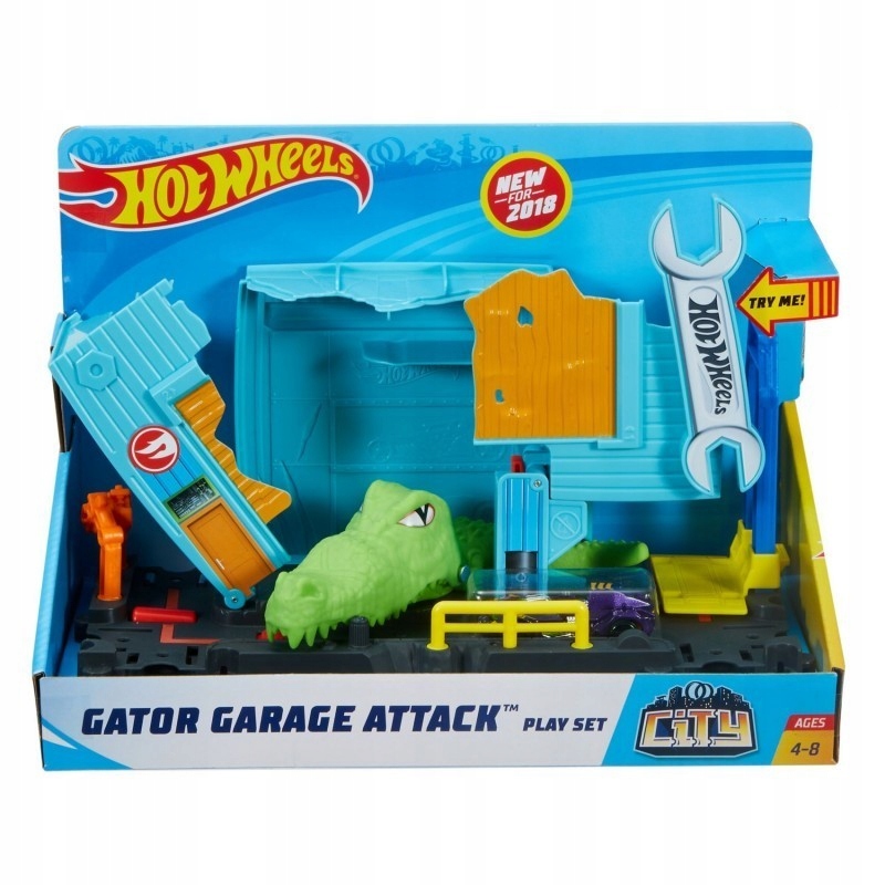 HOT WHEELS CITY ALIGATOR W WARSZTACIE FNB05 FNB06