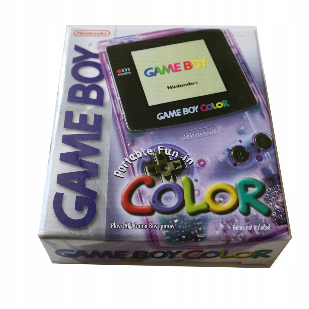 Konsola Game Boy Color Transparentna ORG Pudełko