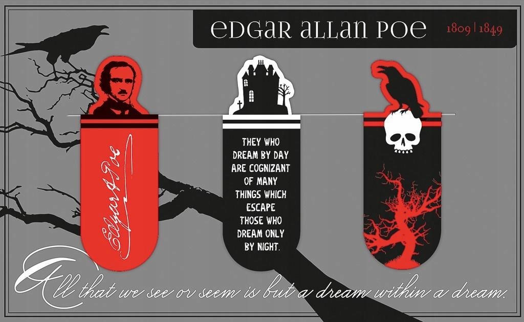 Zakładki magnetyczne - Poe Moses