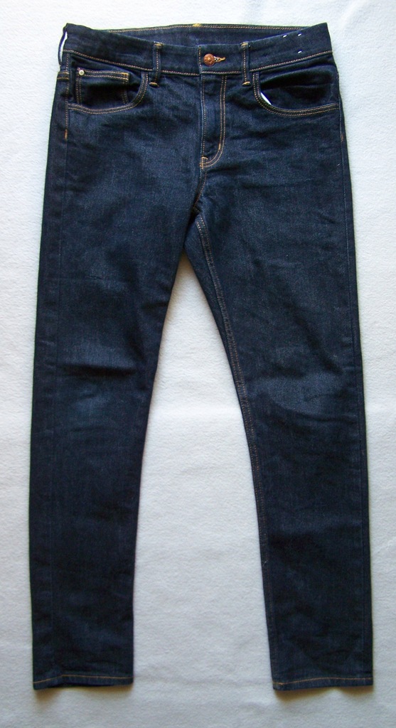 SPODNIE DZIEWCZĘCE JEANS NAVY 158/13 SKINNY DENIM