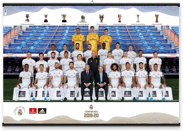 Купить Плакат с игроками Реал Мадрид 2019/2020 61x91,5 см: отзывы, фото, характеристики в интерне-магазине Aredi.ru