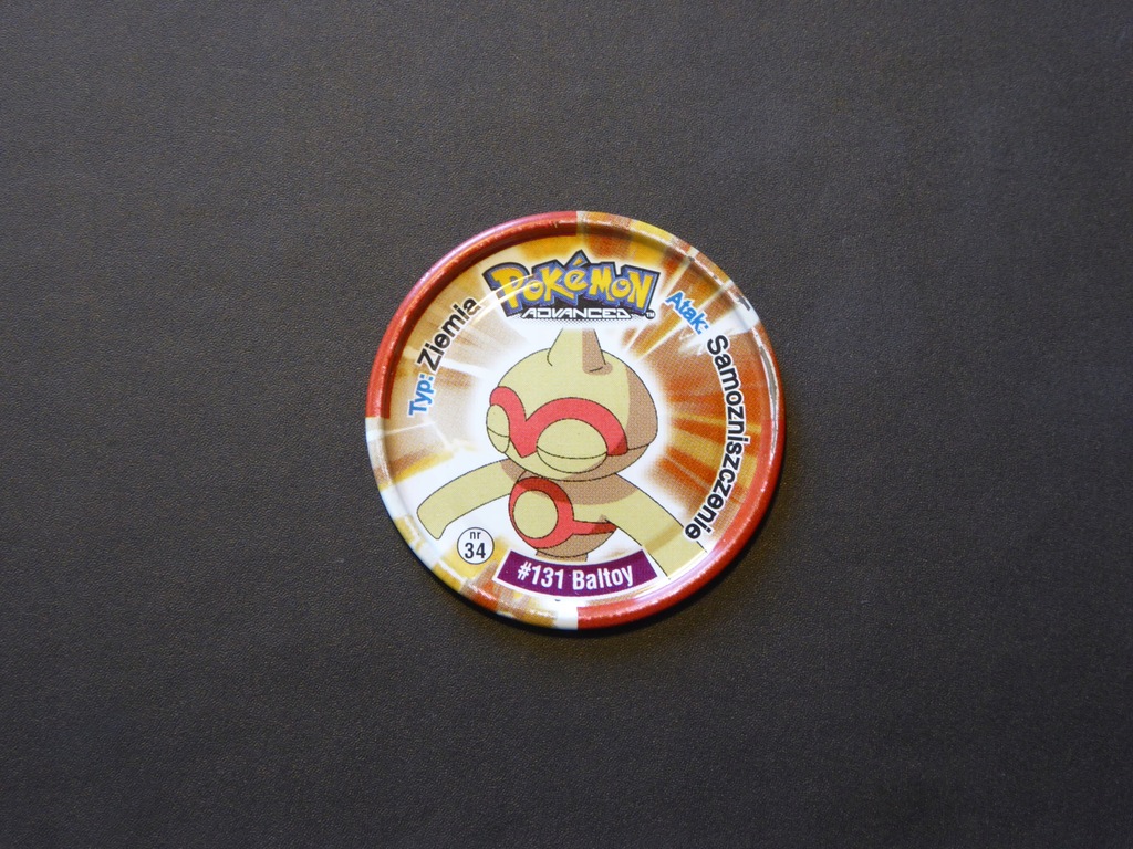 Baltoy - Pokemon Metal Tazo Advanced nr 34