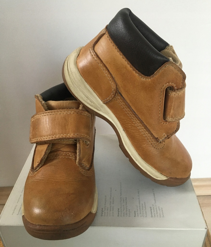 Timberland skórzane buty chłopięce 26