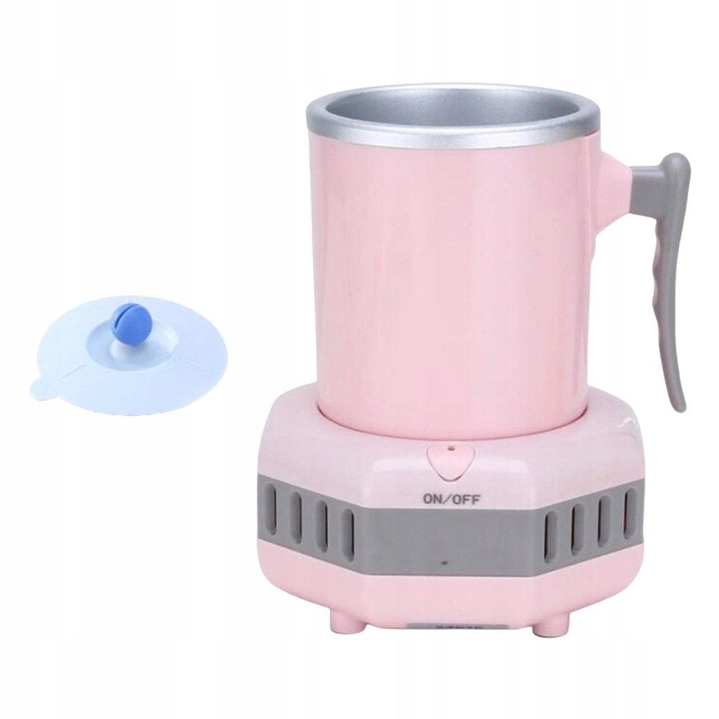 Electric Beverage Cup Cooler 110 V Strong Conductivity Home Office Use Pink