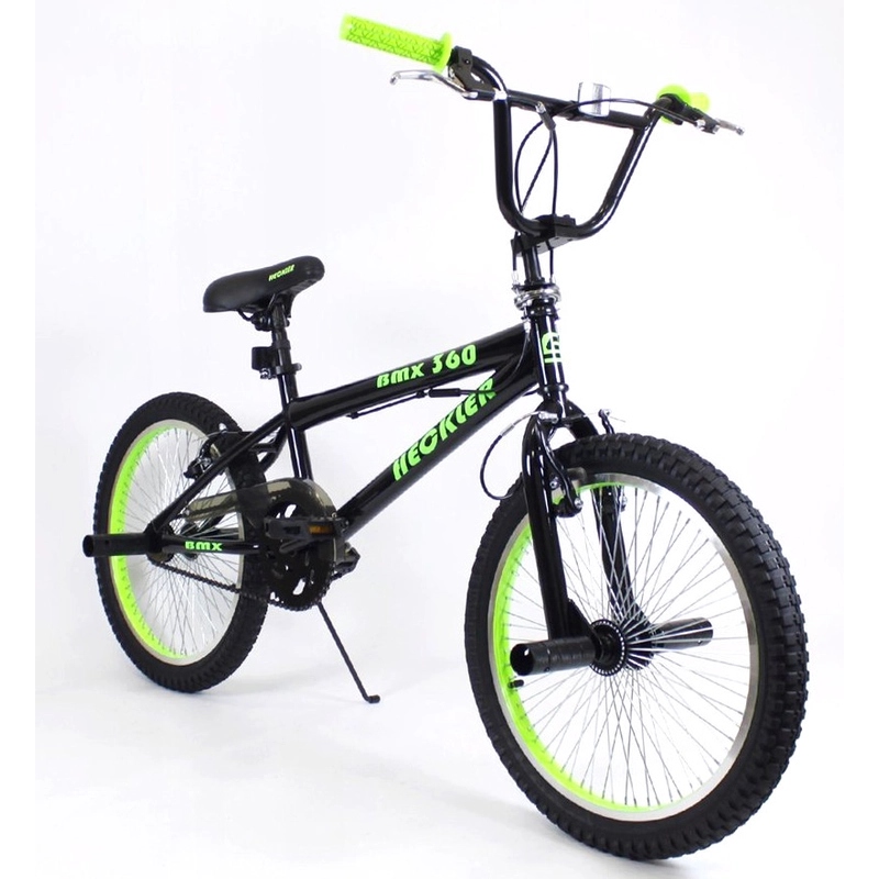 BMX Czarno-Zielony Matowy Unisex Wyczynowy Pegi