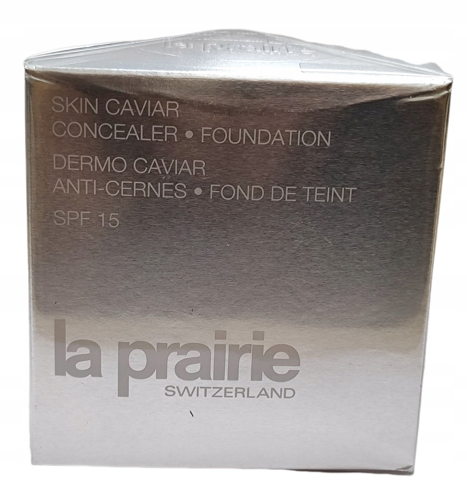 LA PRAIRIE SKIN CAVIAR CONCEALER FOUNDATION SPF15 CREME PECHE 30ML