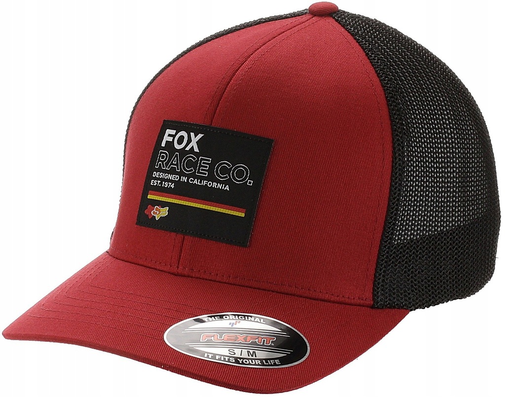 kšiltovka Fox Analog Flexfit - Chilli