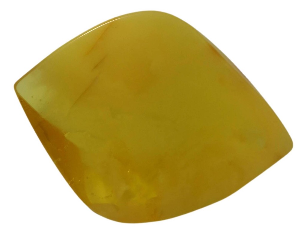 Bryłka BURSZTYN AMBER JANTAR naturalny kaboszon 9g