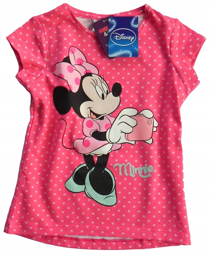 73247 MINNIE MOUSE MYSZKA tunika bluzka DISNEY 128