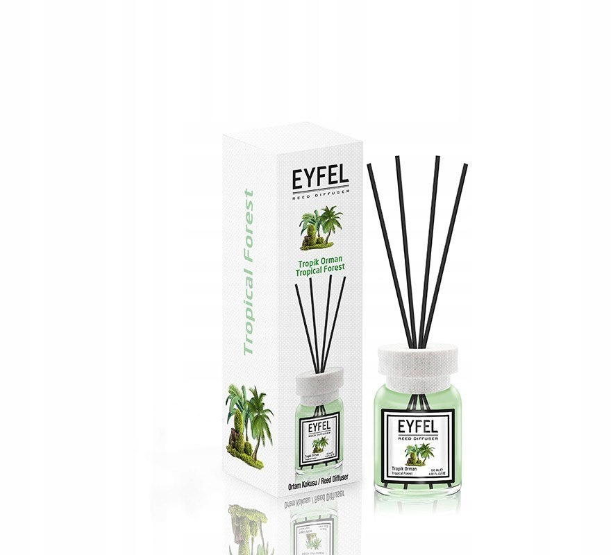 EYFEL Dyfuzor zapachowy z patyczkami - Tropical Forest 120ml