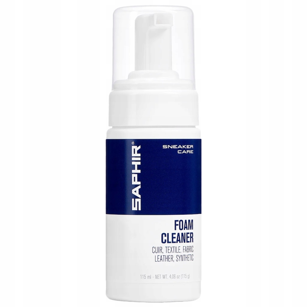 Pianka do czyszczenia butów skóry tekstyliów Saphir BDC Foam Cleaner 115 ml