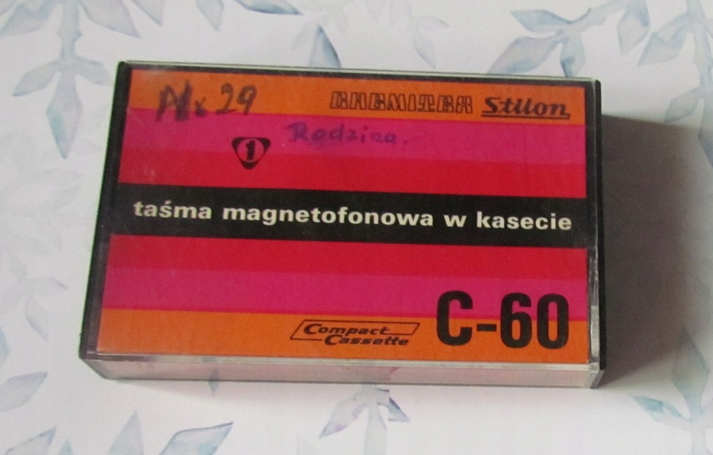 Kaseta audio Stilon C-60 compact cassette PRL retro