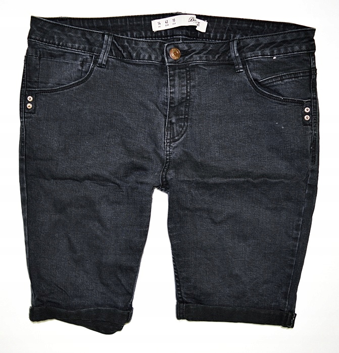 5806-36 ...DENIM CO. m#b SZARE SPODENKI JEANS r.42