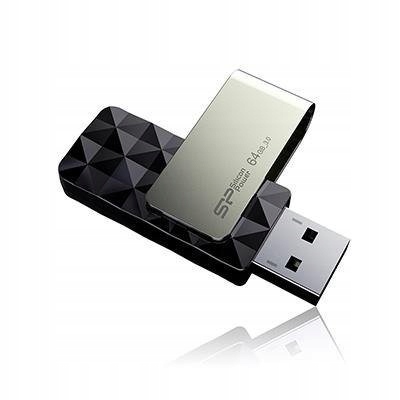Silicon Power Blaze B30 8 GB, USB 3.0, srebrny