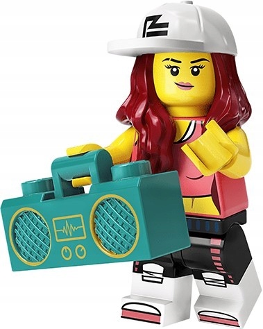 LEGO MINIFIGURKA 71027 20 SERIA Breakdance Girl