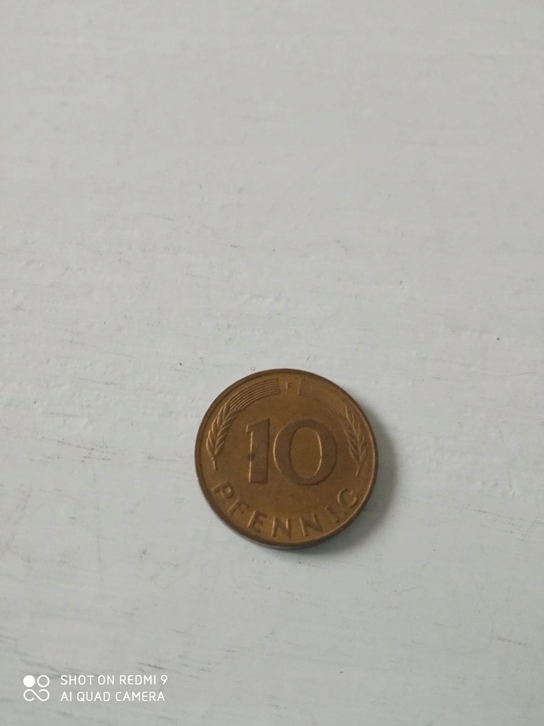 Stara moneta 10 pfennig