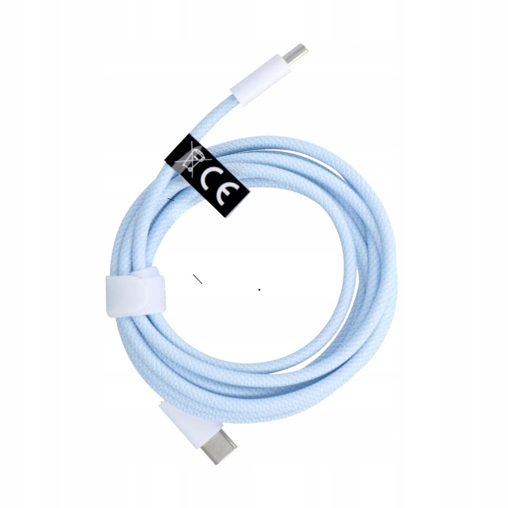 MOCNY KABEL PRZEWÓD USB-C SZYBKIE ŁADOWANIE TYP-C TYPE-C PD 60W QC 3.0 2M
