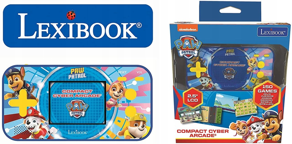 Lexibook Paw Patrol Konsola 150gier