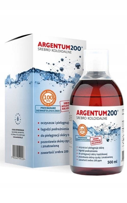 Argentum200 Srebro koloidalne 100 ppm - tonik