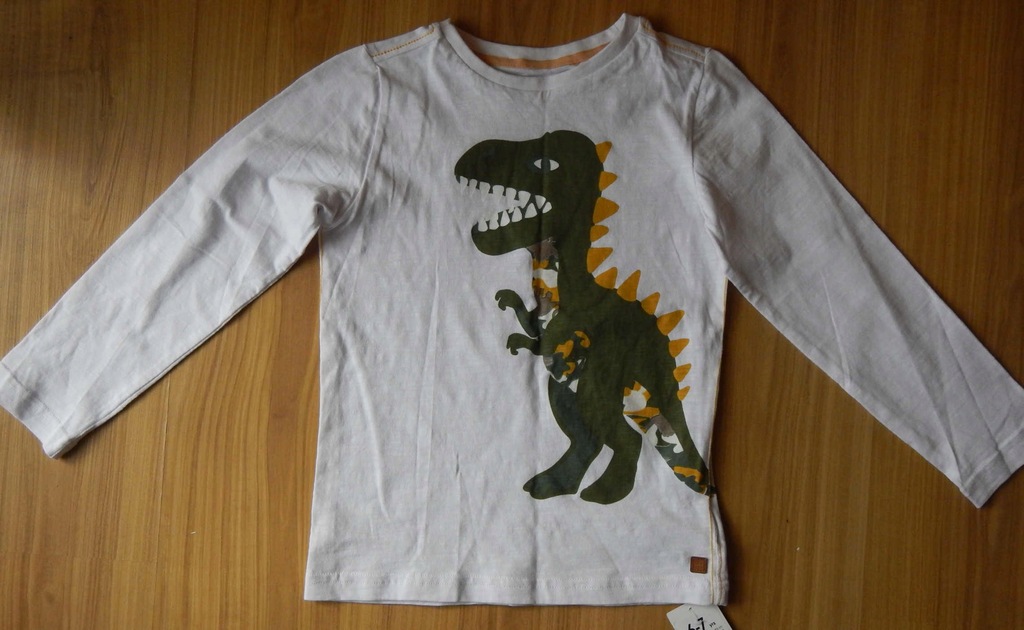 Bluzka koszulka z dinozurem Mothercare 122 bawełna