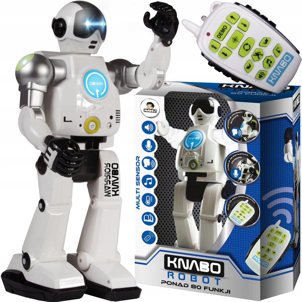 ROBOT KNABO STEROWANY 80 funkcj mówi polsku CHODZI