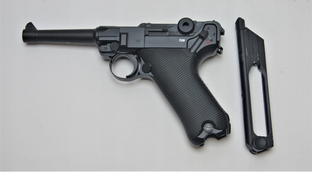 Wiatrówka pistolet Ux Legends P08 Blow Back 4,5 mm
