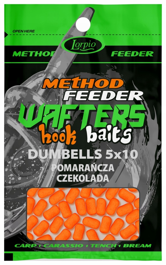Dumbells Lorpio Wafters 5mm Pomarańcz Czekolada