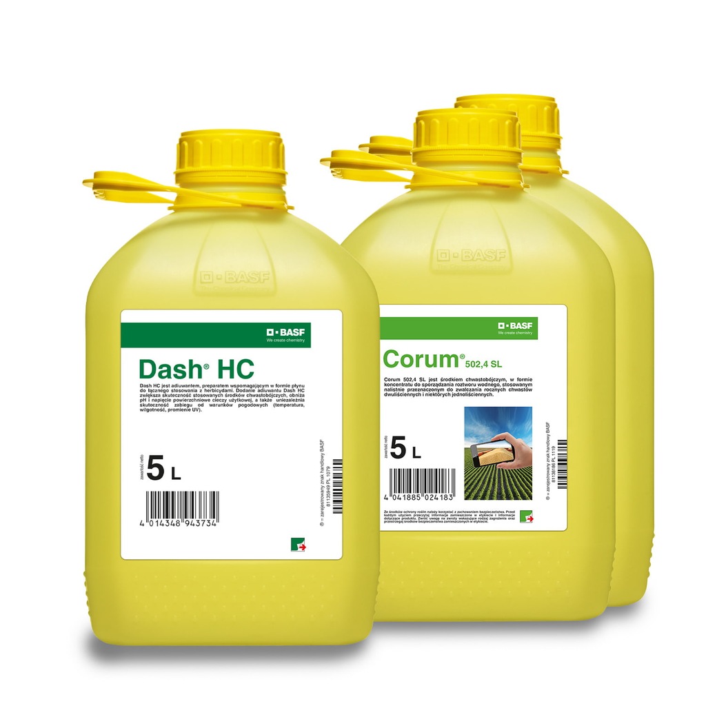 ZESTAW CORUM 502,4SL 2x5L+ DASH HC 1X5L