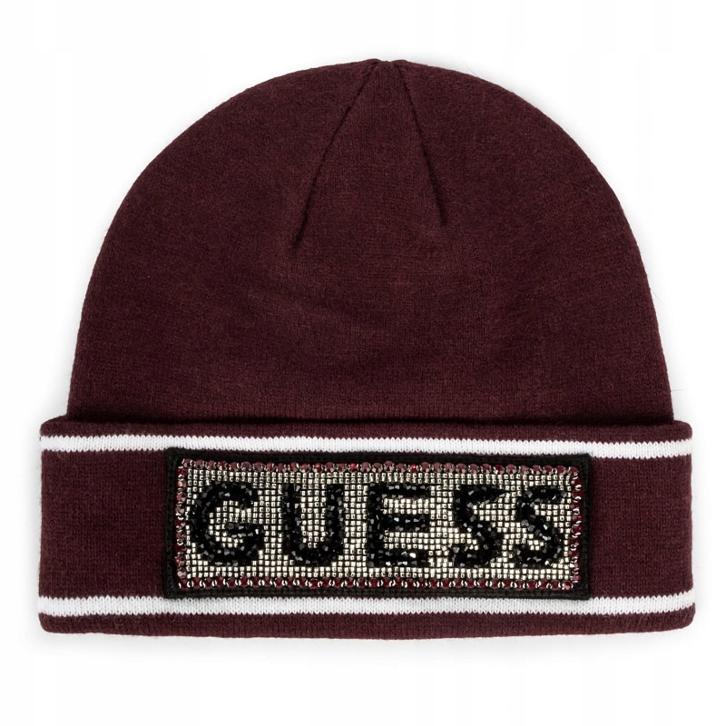 CZAPKA DAMSKA GUESS BORDOWY W94Z78 Z2JP0 MARD