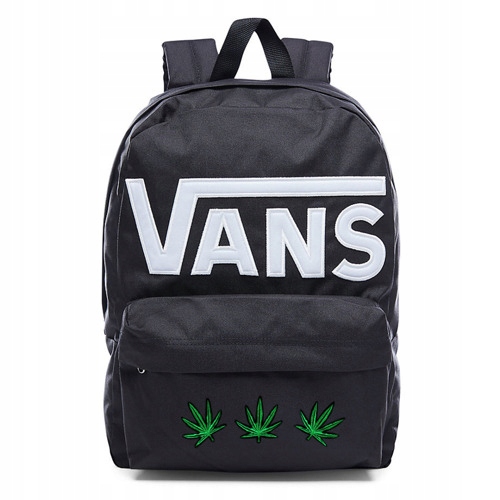CZARNY PLECAK VANS OLD SKOOL II WEEDS GANJA LIŚĆ