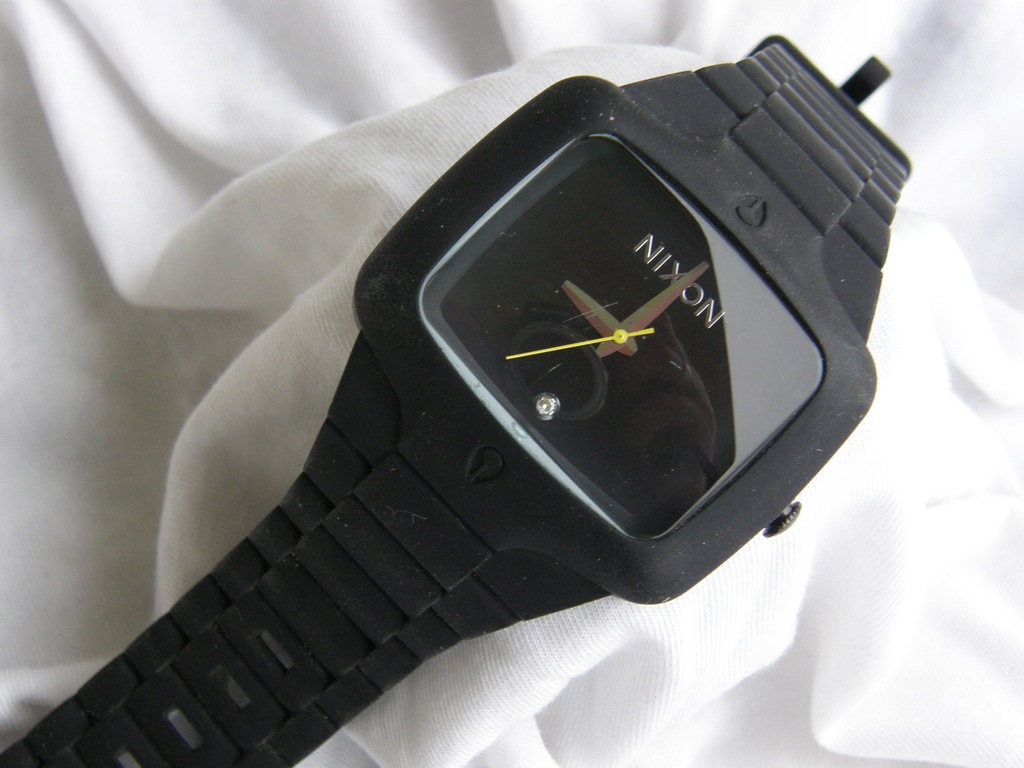 NIXON THE RUBBER PLAYER BLACK SPORTOWY ZEGAREK