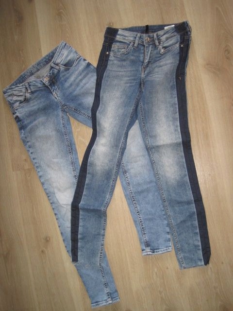 2 x jeans'y ONLY i H&M 32 XXS