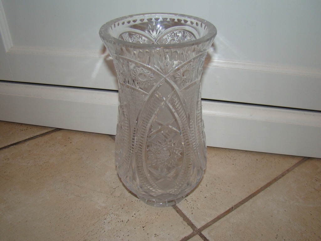 pamiatki prl wazon krysztalowy (597A)
