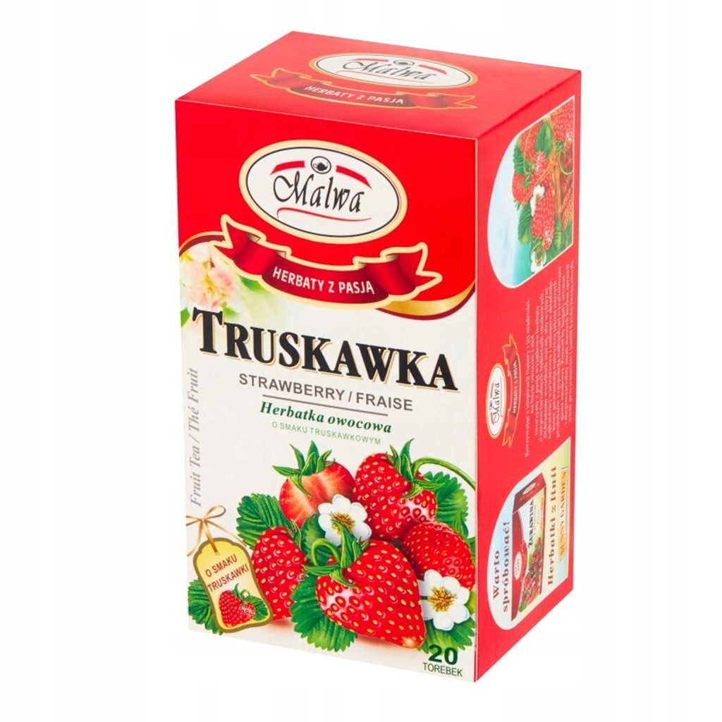 HERBATA OWOCOWA MALWA TEA 20TB TRUSKAWKOWA 40g
