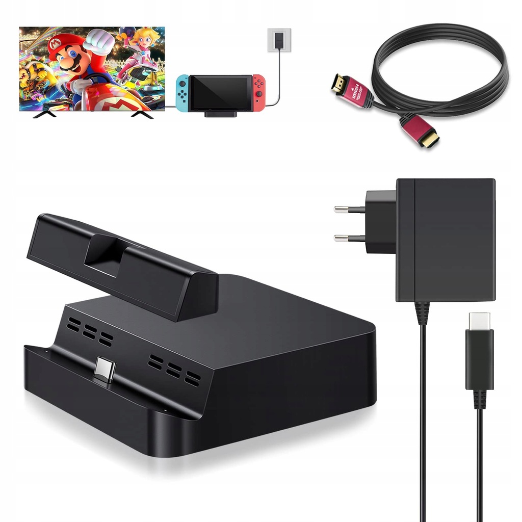 STACJA DOKUJĄCA ANTANK SWITCH DOCK SET 3 W 1 HDMI