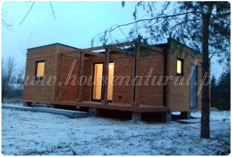  DOM całoroczny modułowy 50m2 HOUSENATURAL 