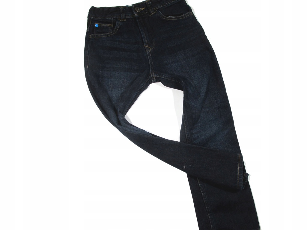 DENIM GRANATOWE JEANSY____128