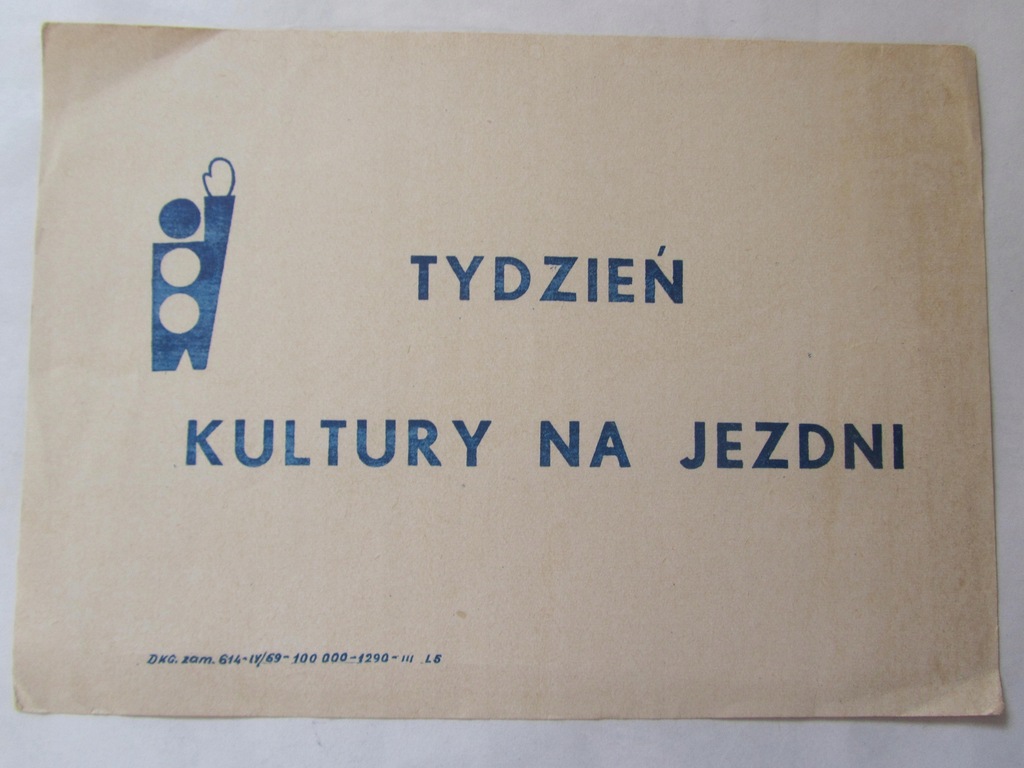 TYdzień Kultury na Jezdni, ulotka 1969 rok